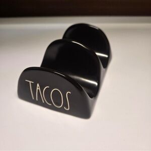 Rae Dunn TACOS holders black